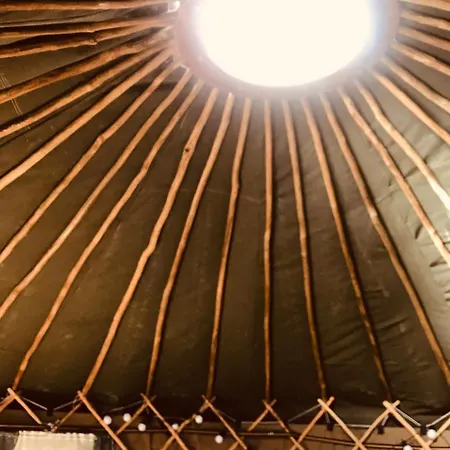Yurt Between Lilac And Fuchsia Campismo de Luxo *